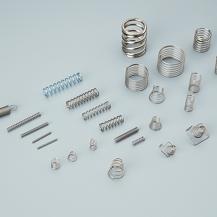 Custom 304 Stainless Steel 301  Wire Forming Coil Metal Spiral Micro Small Miniature Tension Springs Compression Spring