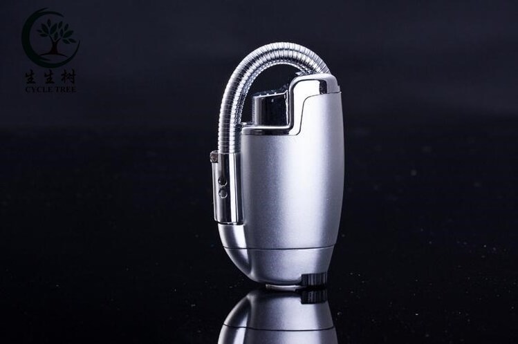 China Wholesale Micro Jet Mini Novelty Heating Culinary Butane Gas Lighter Flame Torch Lighter with Long Rob