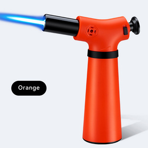 Colorful Orange Refillable Lighter Torch Jet Flame Torch Lighter Butane