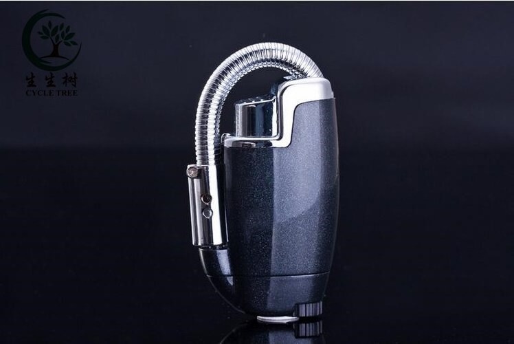 China Wholesale Micro Jet Mini Novelty Heating Culinary Butane Gas Lighter Flame Torch Lighter with Long Rob