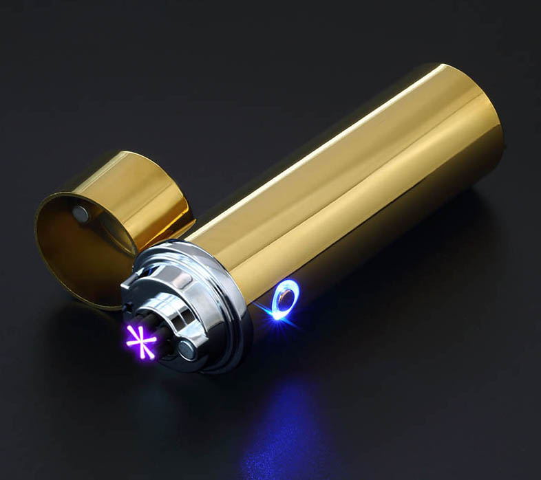 High End Lighter Windproof Plasma Arc Cigarette USB Rechargeable encendedor cigarette electrico