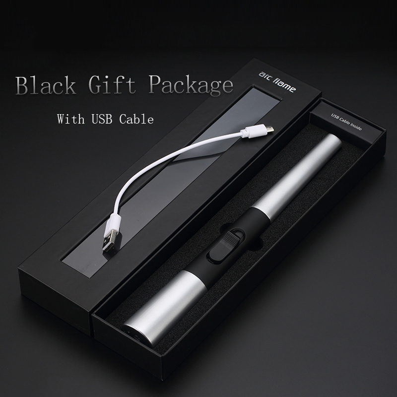 Professional Usb Plasma Electric Candle Lighter Long Metal Gas Candle Lighter