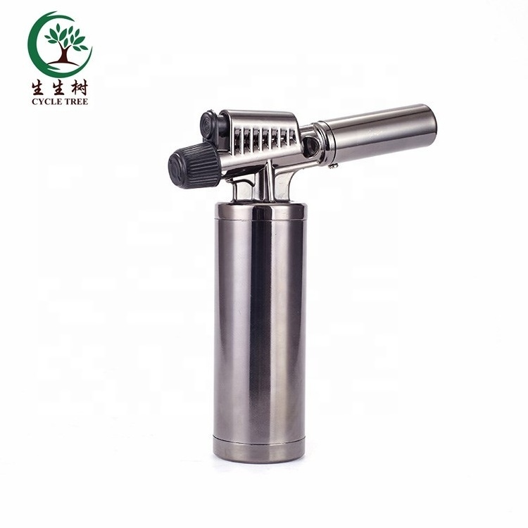 2019 Hot Sale Jet Torch Flame Butane Lighter Gas Spray Gun Cigarette Lighters for Kitchen/Camping/Barbecue/Welding