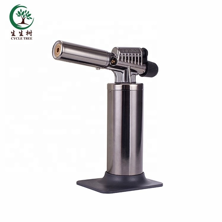 2019 Hot Sale Jet Torch Flame Butane Lighter Gas Spray Gun Cigarette Lighters for Kitchen/Camping/Barbecue/Welding