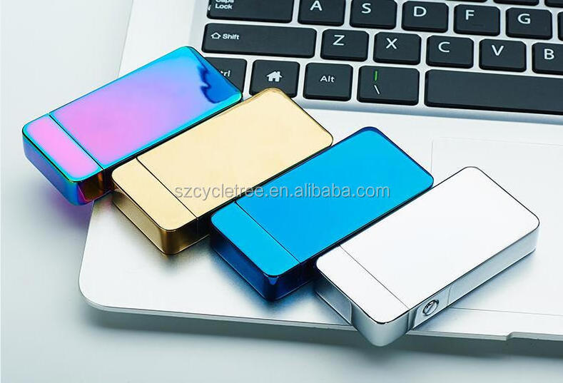 wholesale smoking unique  small candle cheap metal usb custom arc cigarette electronic lighter