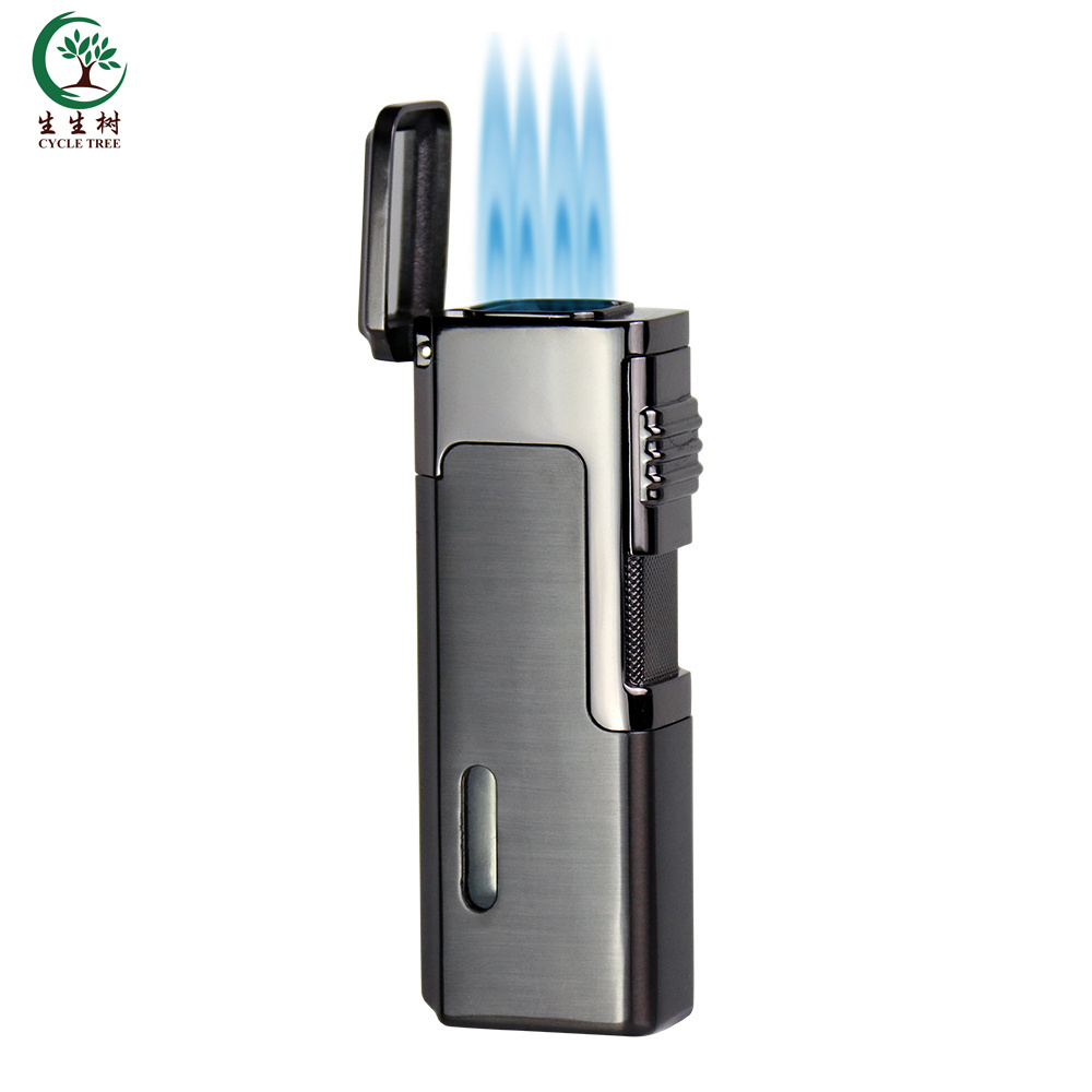 Wholesale high quality cigarette cigar lighter Torch Butane gas lighter