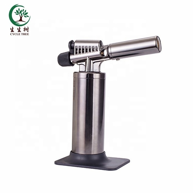 2019 Hot Sale Jet Torch Flame Butane Lighter Gas Spray Gun Cigarette Lighters for Kitchen/Camping/Barbecue/Welding