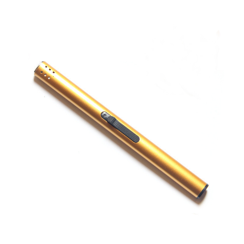 Wholesale Blue Fire Jet Flame Lighters Custom Logo Gas Refillable Windproof Butane Torch Rose Gold Lighter