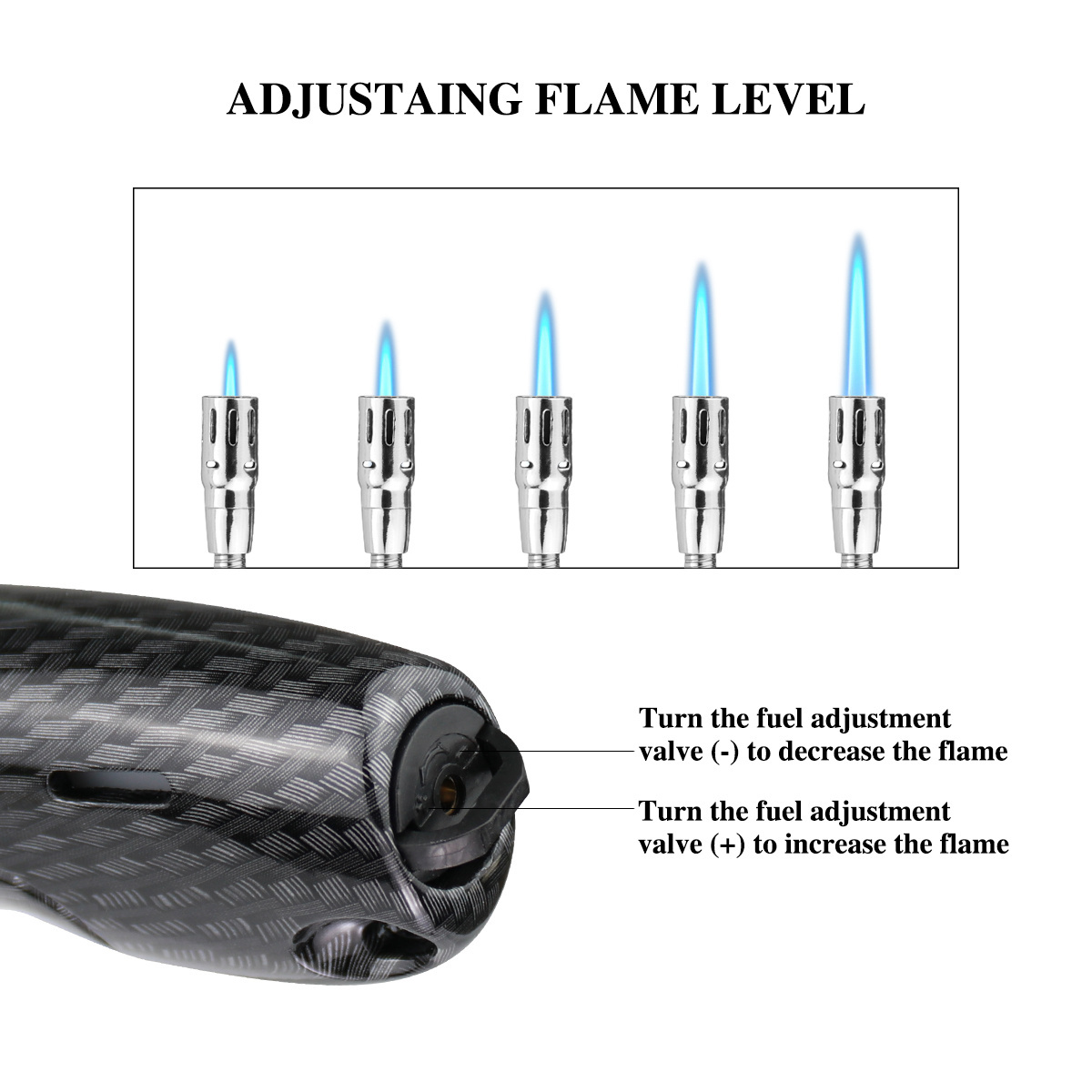 Butane Lighter Jet Flame Torch Lighter Long Flexible Windproof Gas Lighter for Kitchen Camping Grill BBQ Fireplace