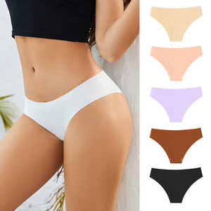 Free Sample Invisible Women Underwear Women's Panties Seamless Thong for Ladies Sports