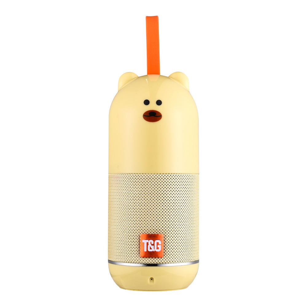 New mini true wireless portable cartoon doll children speaker subwoofer creative gift speaker with 5.0 fm tf usb port