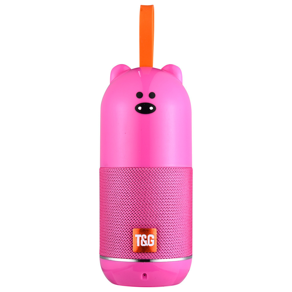 New mini true wireless portable cartoon doll children speaker subwoofer creative gift speaker with 5.0 fm tf usb port