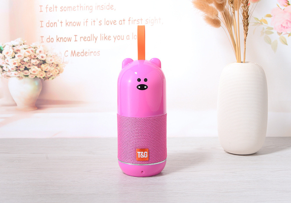 New mini true wireless portable cartoon doll children speaker subwoofer creative gift speaker with 5.0 fm tf usb port