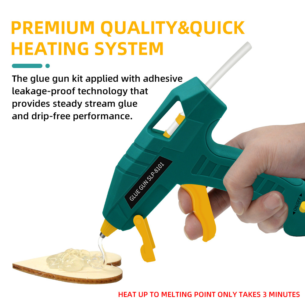 Upgraded version Mini Hot Melt Glue Gun Set with 20pcs Glue Sticks with Anti-hot cover for DIY Small Craft Project