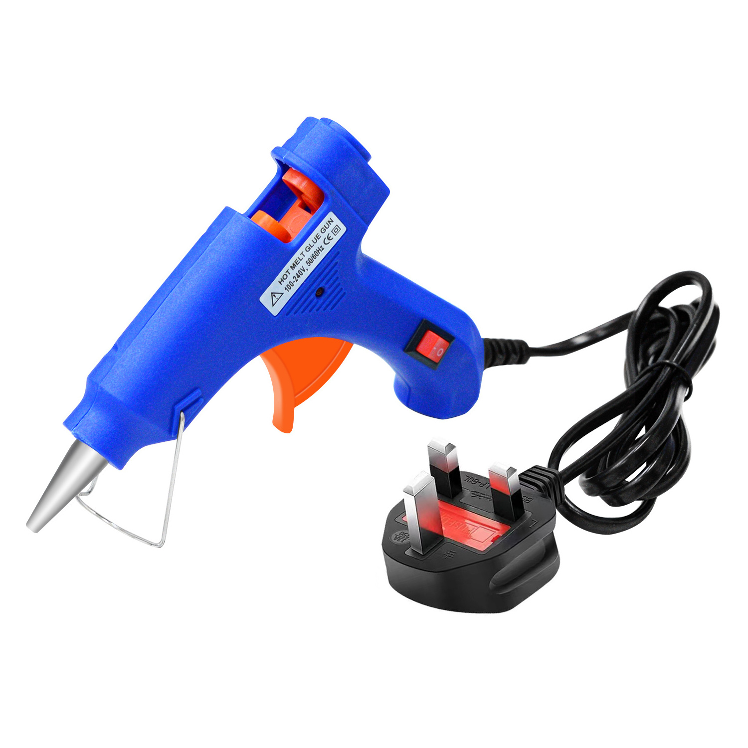 1min-3mins pre-heating time 20W big power hot melt glue stick gun use 7mm diameter glue stick