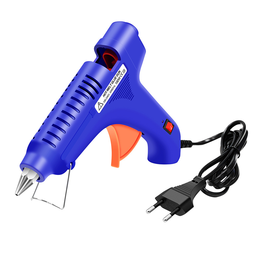 Full Size Fast Preheat Big Power 100W Hot Melt Glue Gun Perfect for DIY,Home Repairing,Arts and Crafts