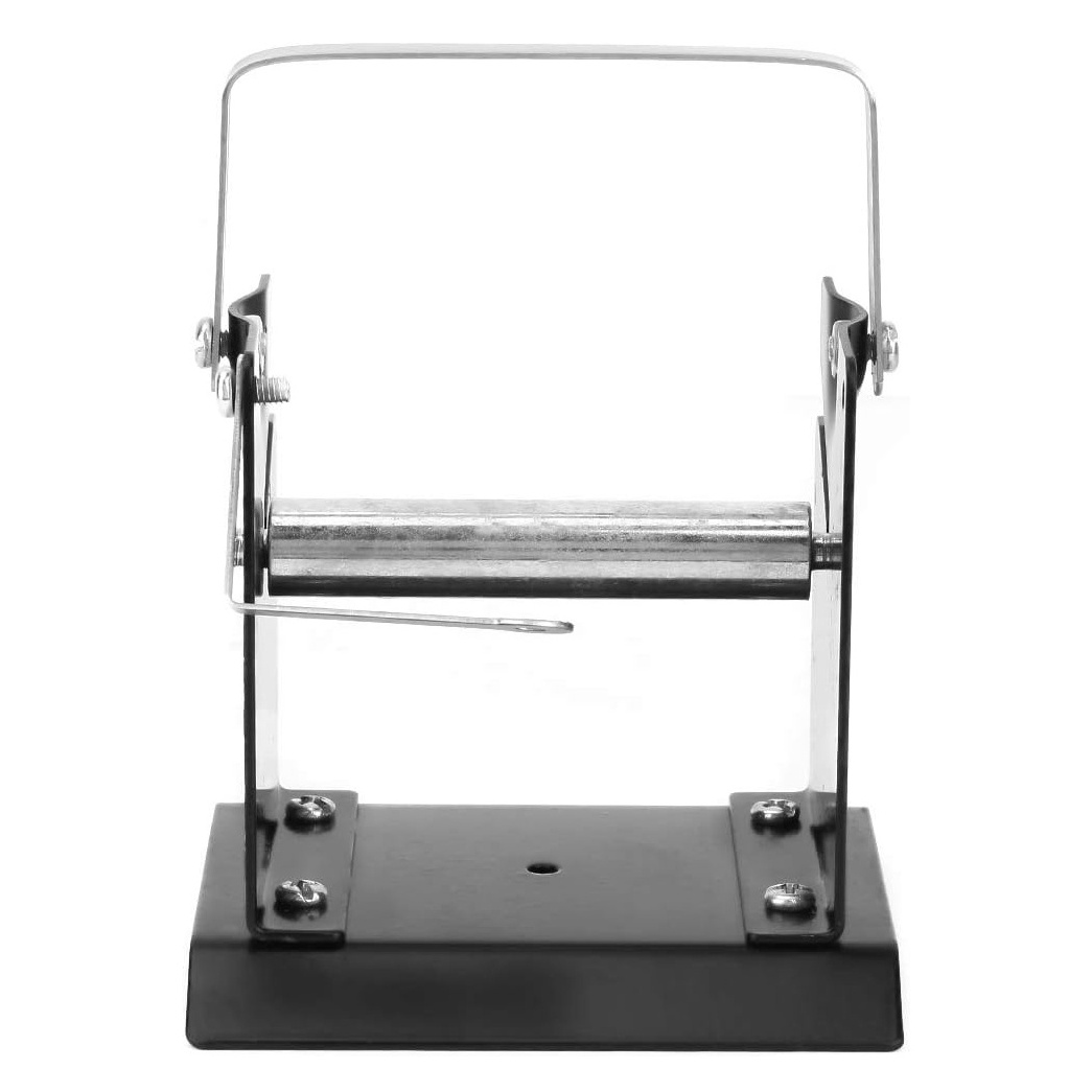 Tin Wire Frame Feeder Adjustable Roll Holder Reel Dispenser Transmits the Solder Wire Spool Roll Holder Stand for Soldering