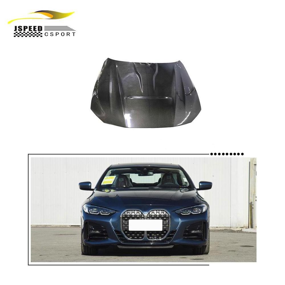 Dry Carbon Engine Hood For BMW 4 series G22 G23 Full Real Carbon Fiber Engine Hood Trim Body Kits 2021-2023