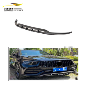 JCSPORTLINE Carbon Fiber X253 Front Lip for Mercedes Benz GLC300 GLC350e Sport Utility 4-Door 2020-2021