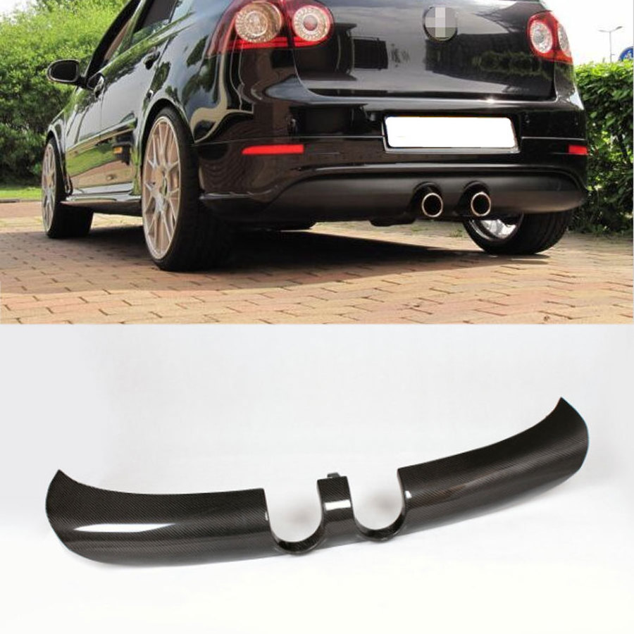 Fits for VW Golf V MK5 R32 Hatchback 2005-2007 Carbon Fiber Rear Bumper Lip Diffuser