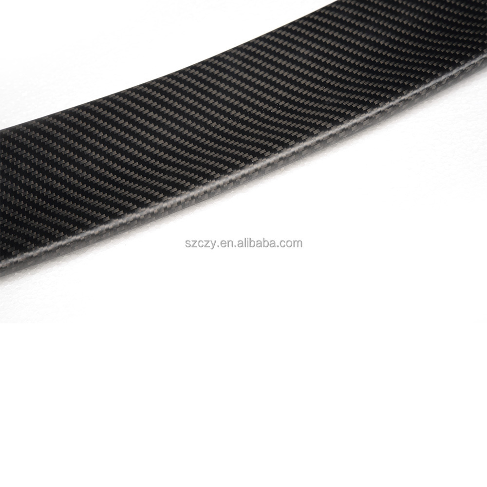 Tuning Auto Racing Carbon Car Boot Wing Spoiler For Tesla Model S Electric 12-16