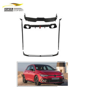 Dry Carbon Fiber MK8 VIII Full Body Kit for VW Volkswagen Golf 8 GTI 2D 4D 2021-2022 Auto Parts