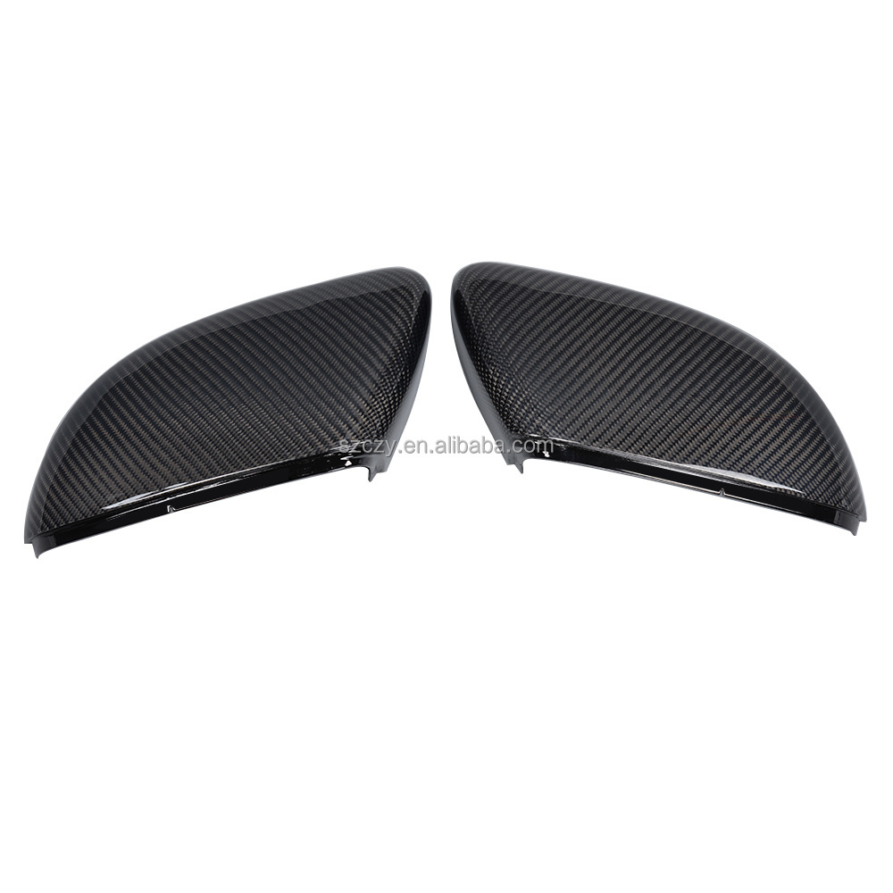 GOLF6 Racing Tuning Auto Carbon Side Mirror House Cap For VW GOLF VI MK6  GTI 10UP