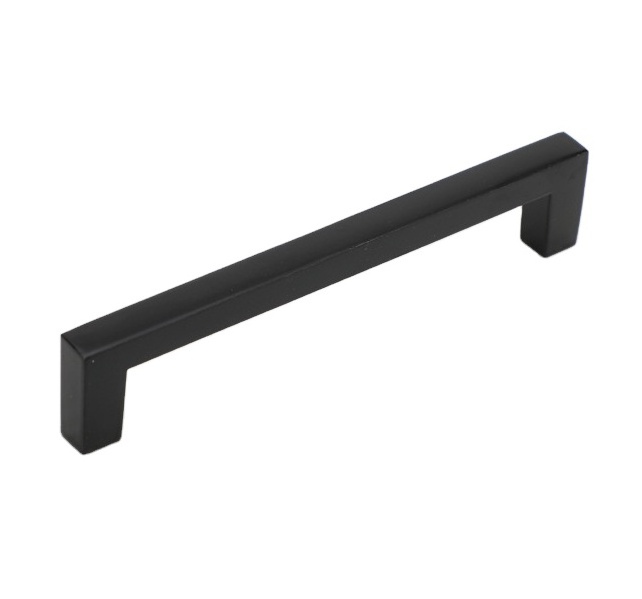 Black Furniture Cabinet Pull Handles Drawer Pulls Square T Bar Brushed Nickel Kitchen Cupboard Handles