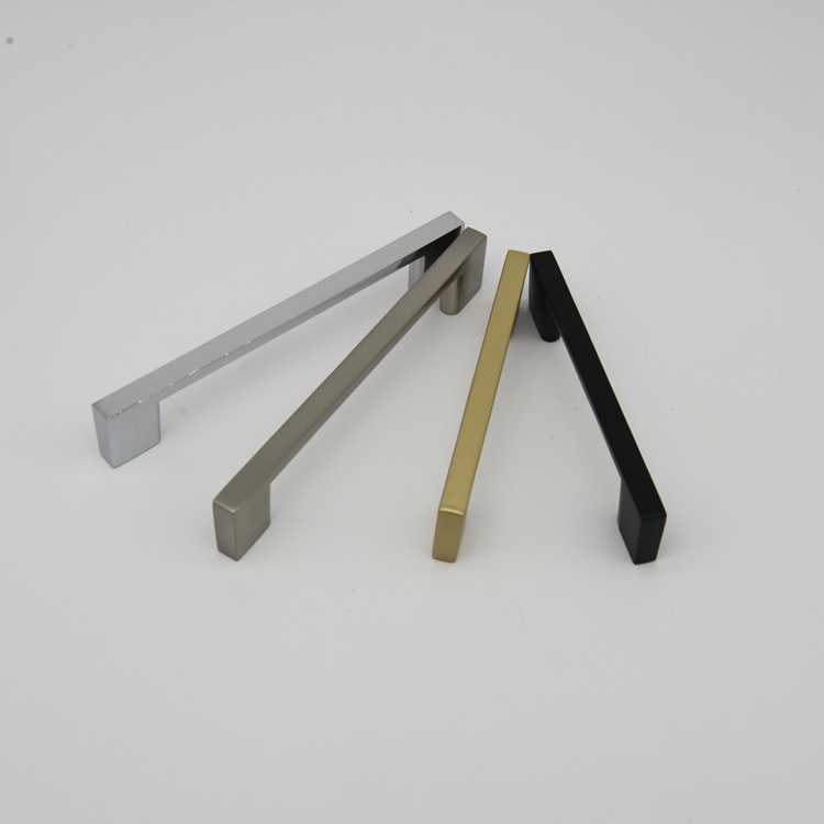 Matte Modern Handle Furniture Cabinet Pull Handles Drawer Pulls Square Gold Brushed Kitchen Door Cupboard Handles