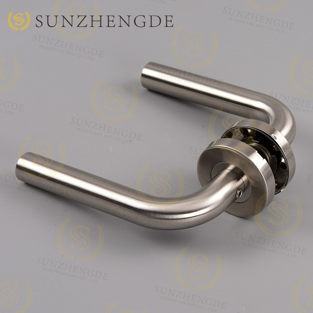 Stainless steel satin finish 304 tube door handle