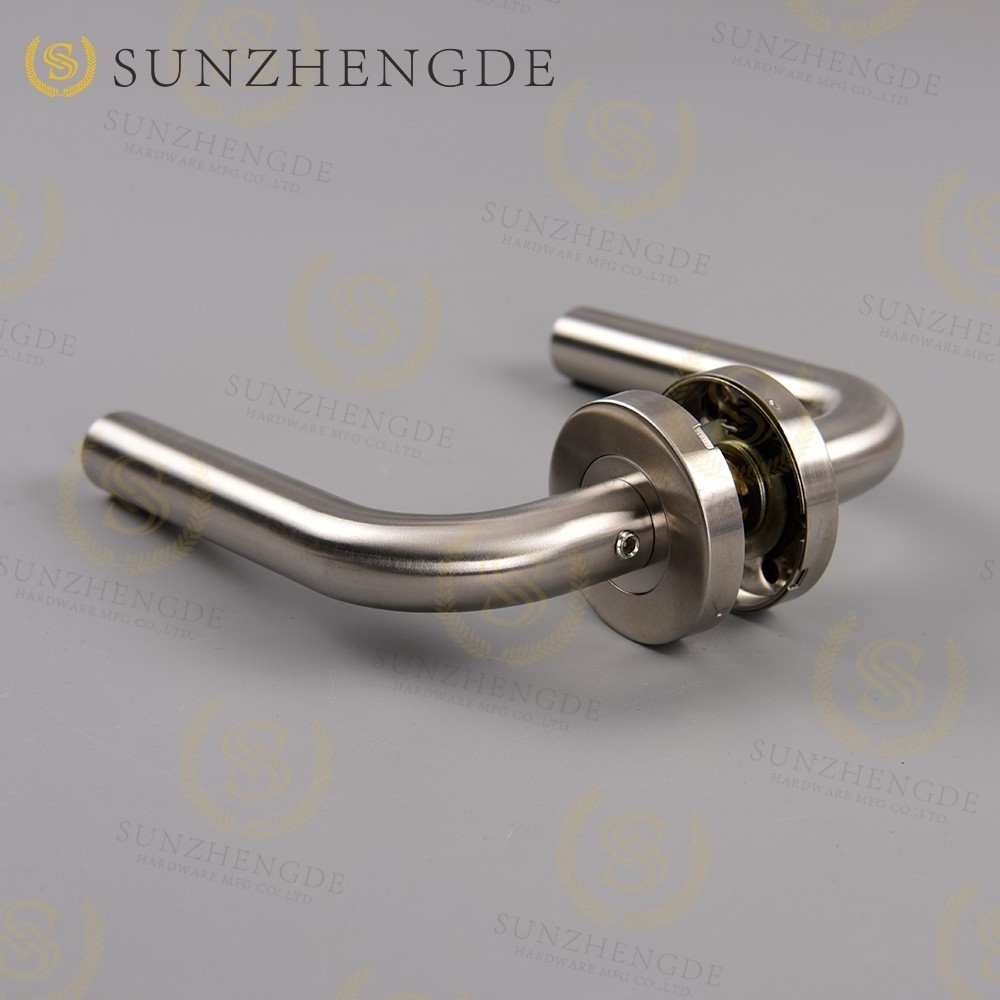 Stainless steel satin finish 304 tube door handle