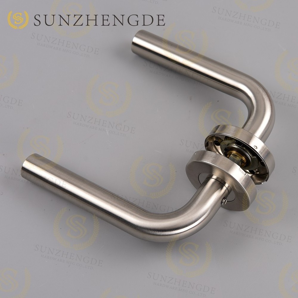 Stainless steel satin finish 304 tube door handle