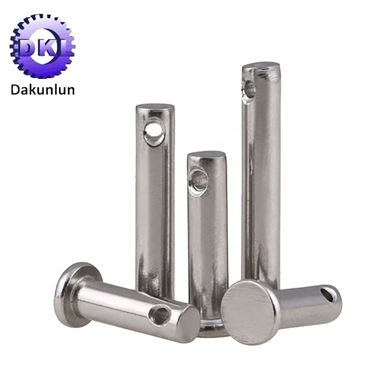 Custom Metal Pins Stainless Steel Grooved Clevis Pin