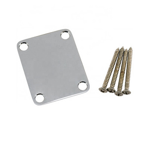 Custom Metal Polished Guitar Neck Plate