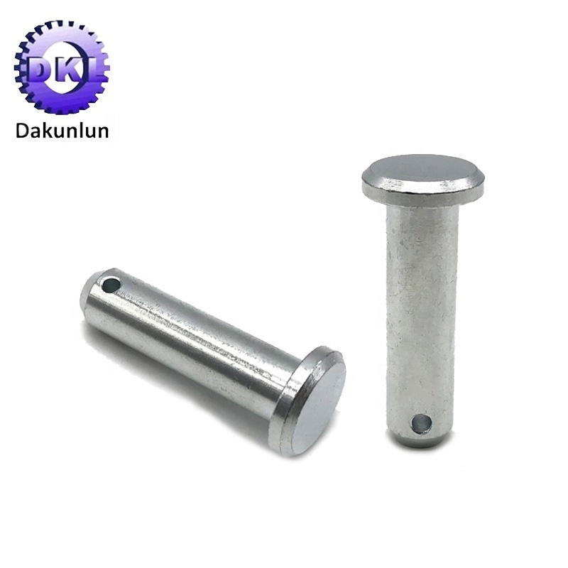 Custom Metal Pins Stainless Steel Grooved Clevis Pin