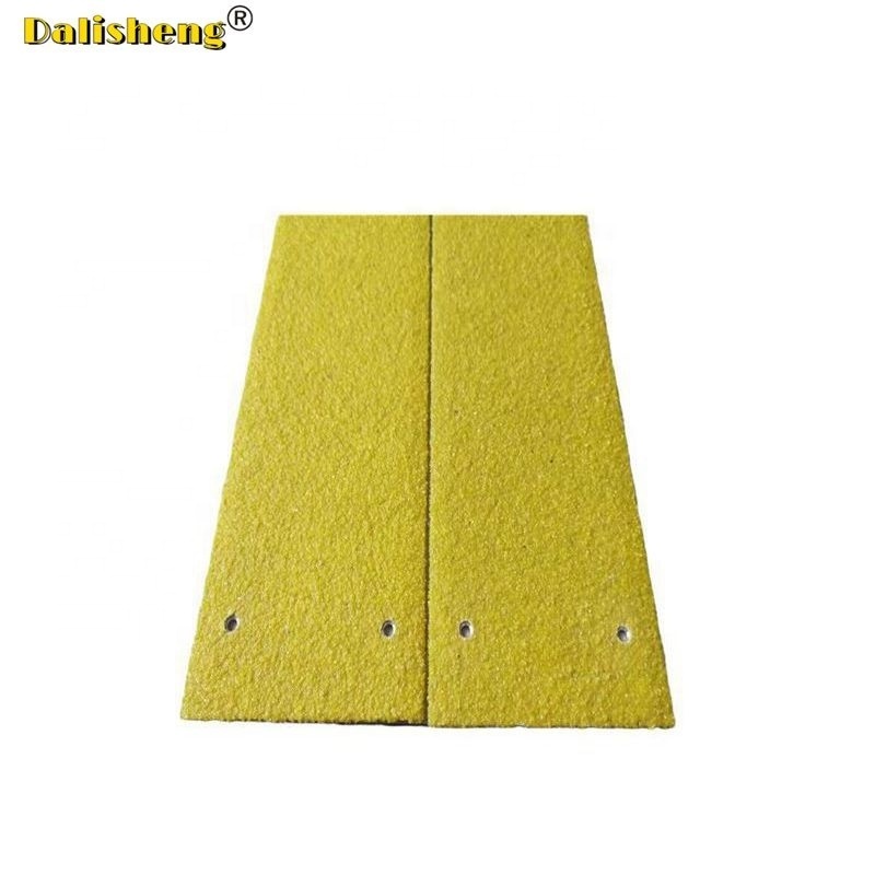 Carborundum Anti slip Stair Nosing step corner strip protector luminescent FRP fiber glass nonslip plate tile trim edge