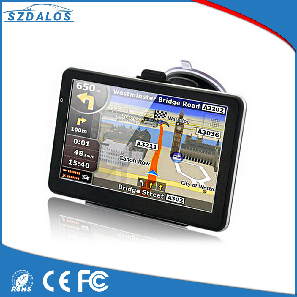 Wince 6.0 System sat nav free world maps mediatek portable gps sat navigator 5 inch