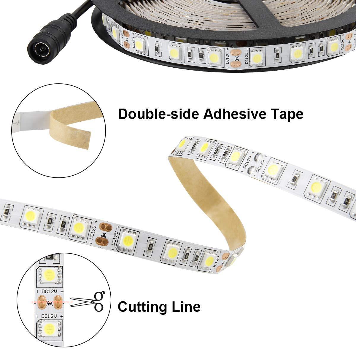 SMD5050 Magic Smart Led Strips Wifi App controller flex led lights 5m 5V 12V 5050 Rgb Led Strip light