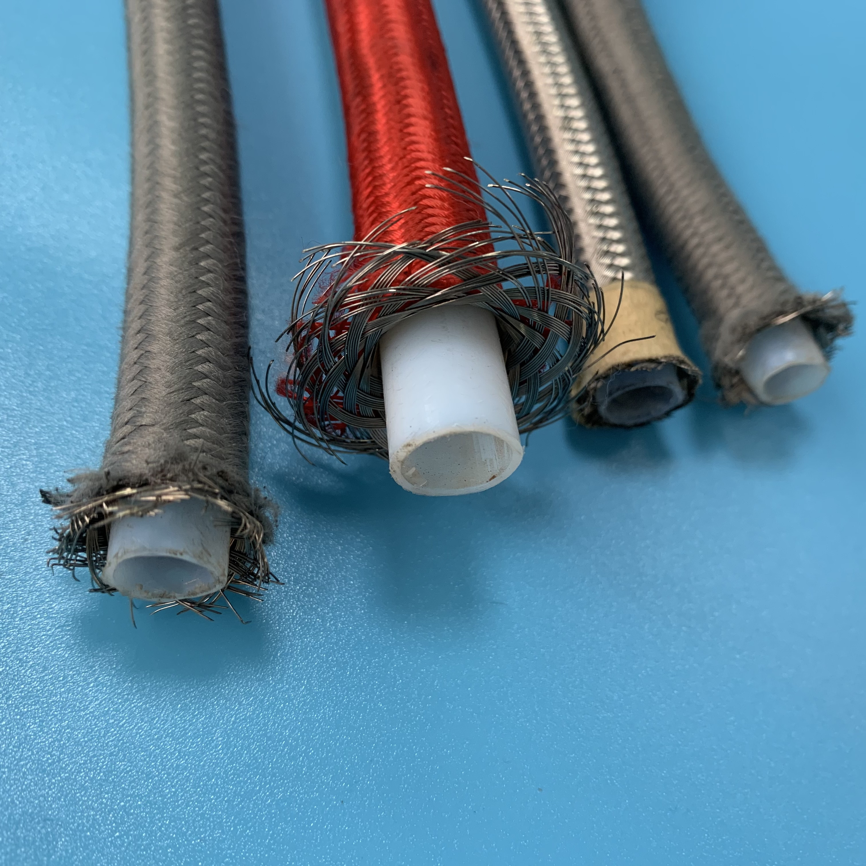 Moisture Resistance PTFE Lined Flexible Metal Hose Braided Steel tube