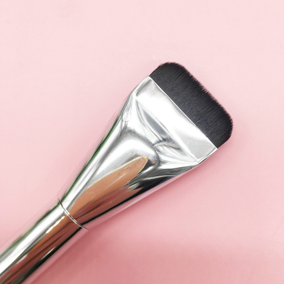 Hot Sale Wholesale Ultra-thin Flat Foundation Brush Dense Bristles Seamless Face Mask Cream Makeup Brushes