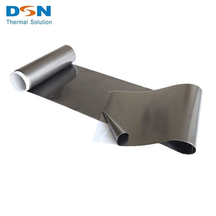 Anti corrosion adhesive thermal graphite foil