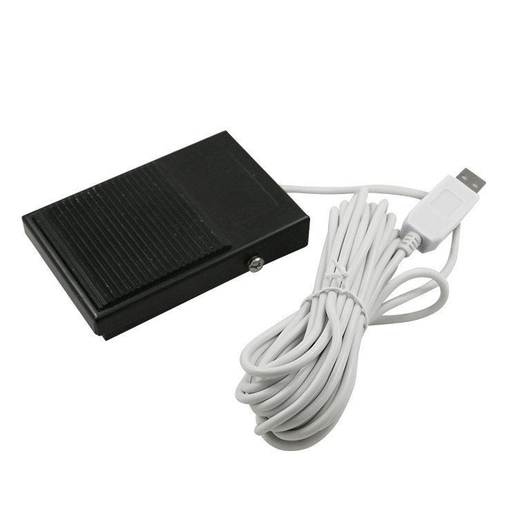 10m line USB Plug Custom shortcut key Pedal Switch Momentary Foot Pedal Switch for instruments various equipment