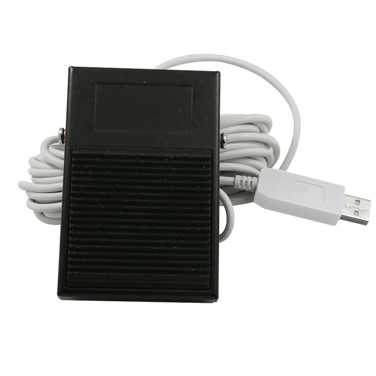 10m line USB Plug Custom shortcut key Pedal Switch Momentary Foot Pedal Switch for instruments various equipment