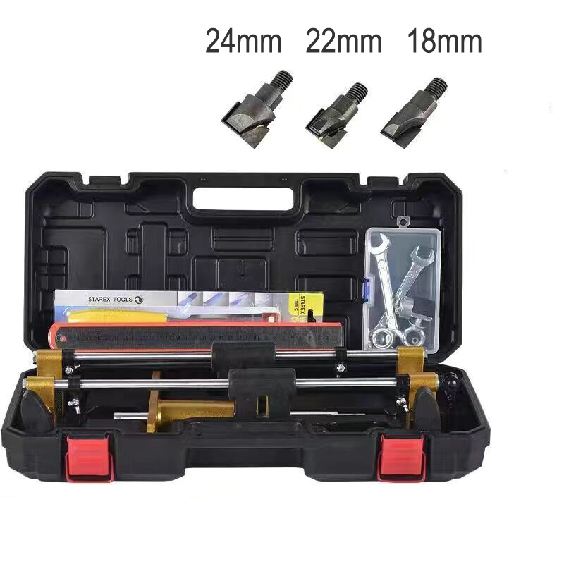 Door Lock Hole Opener Kit Mortice Door Fitting Kit Mortising Jig Tool Hole Saw Opener for Wooden Doors