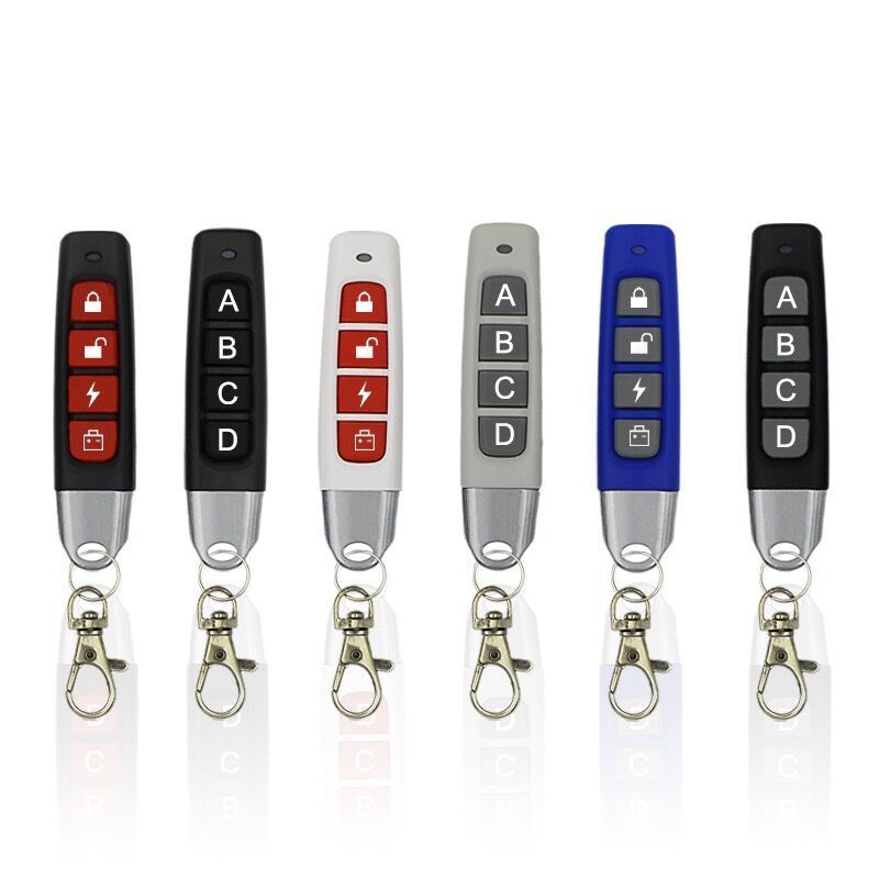 Universal 433MHz  Code Security Alarm Garage Door 4 Button Remote Control Key