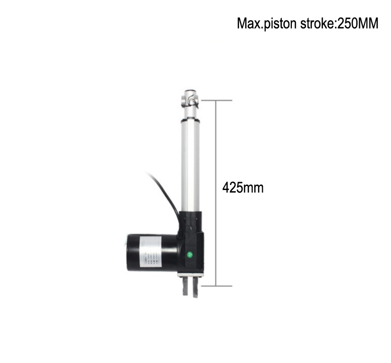 DC24V Motor 200mm 300mm 400mm 500mm 600mm reciprocating motor linear actuator with remote for lift chairs