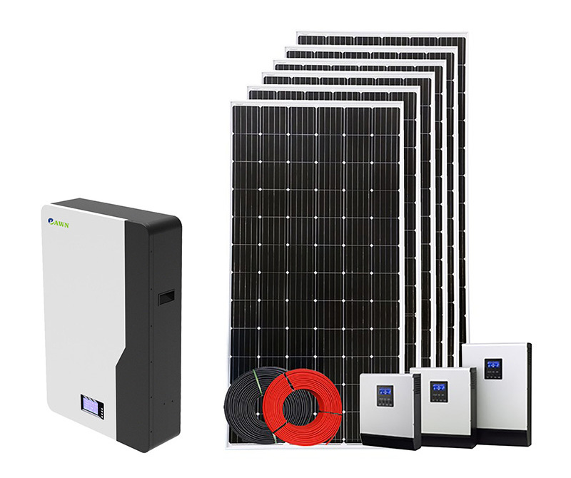 15KVA Complete 20KWH Lithium Battery Indoor Solar Energy System Shingled SolarPanels 550W Solar Panel Pay As You Go Solar System