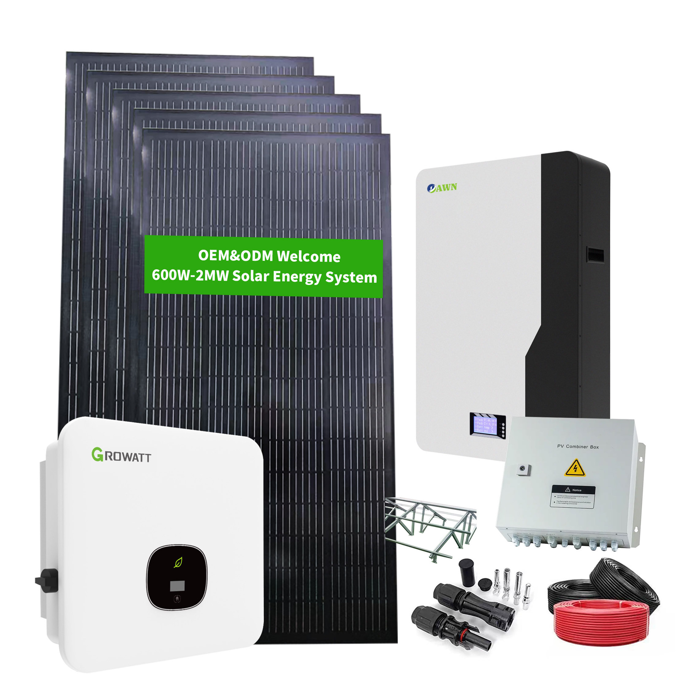 1KW 3KW 5KW 10KW 15KW 20KW 25KW 30KW Hybrid Kits Complete Home Solar Power System Powerstation Solar Fan with Solar Panel