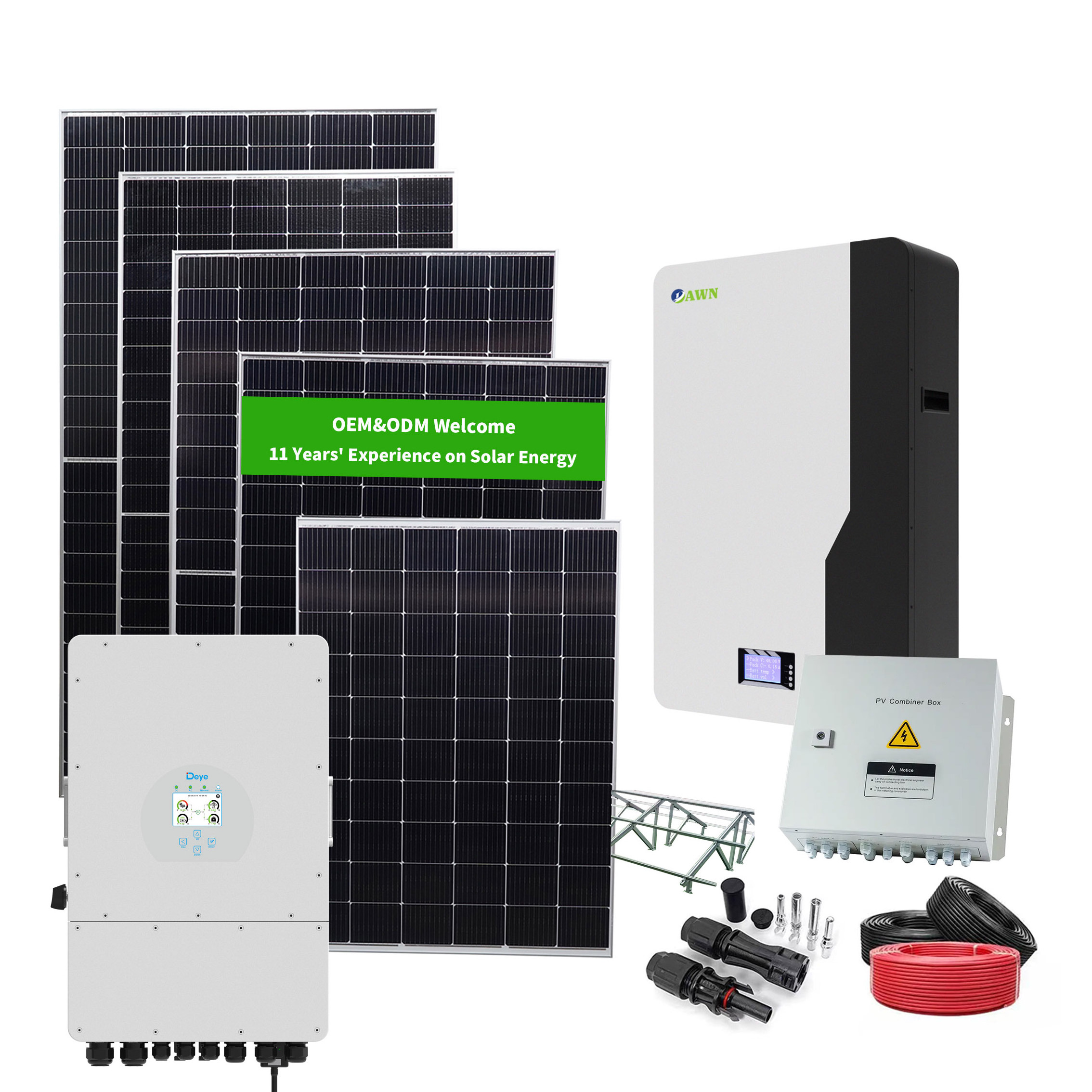 Solar Energy Battery Storage System Solar Lighting Indoor Storage System Complete Solar System For Home Hybrid