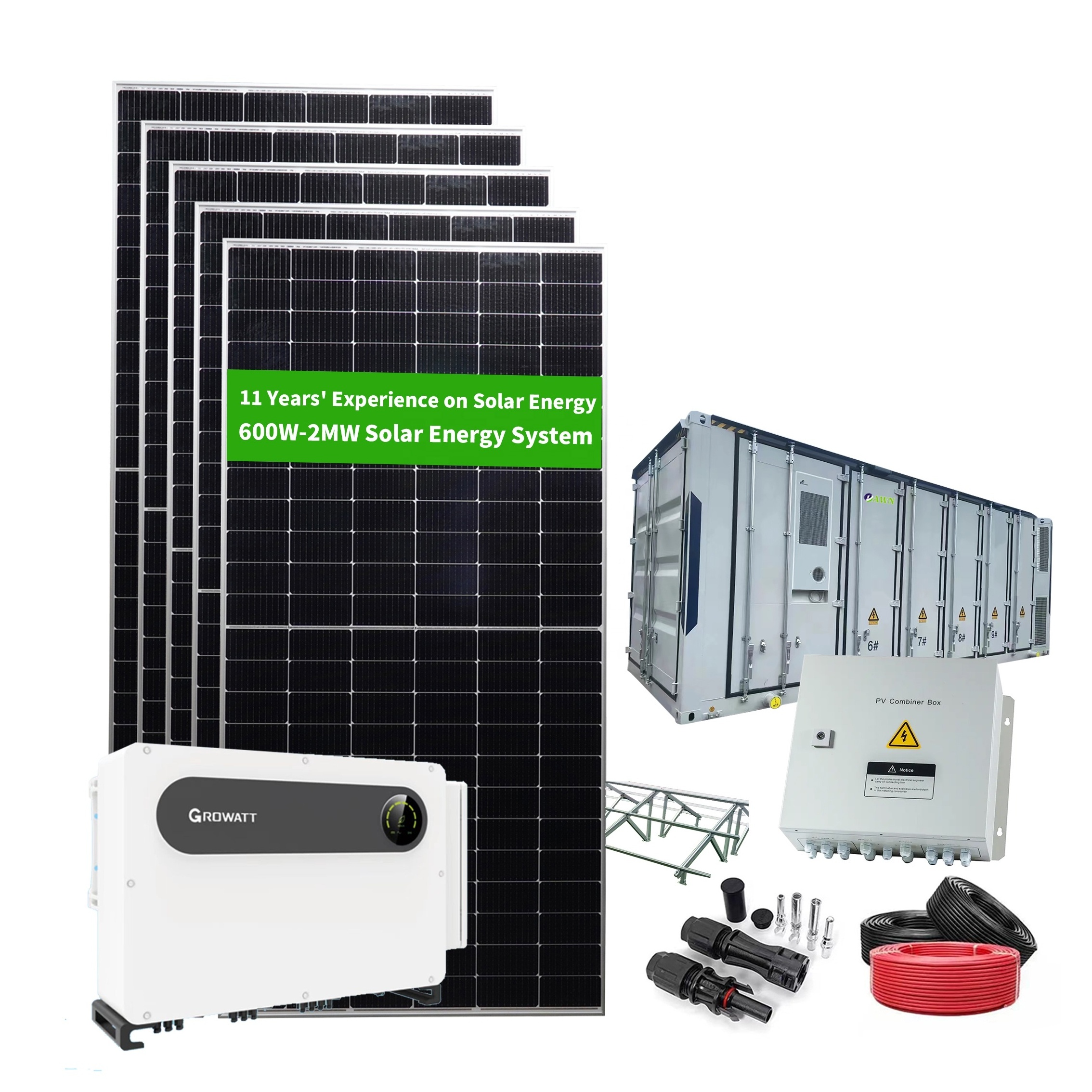 40KVA Solar Power System 40KW Solar Energy System Uninterruptible Power Supply 30KW Off The Grid Solar System